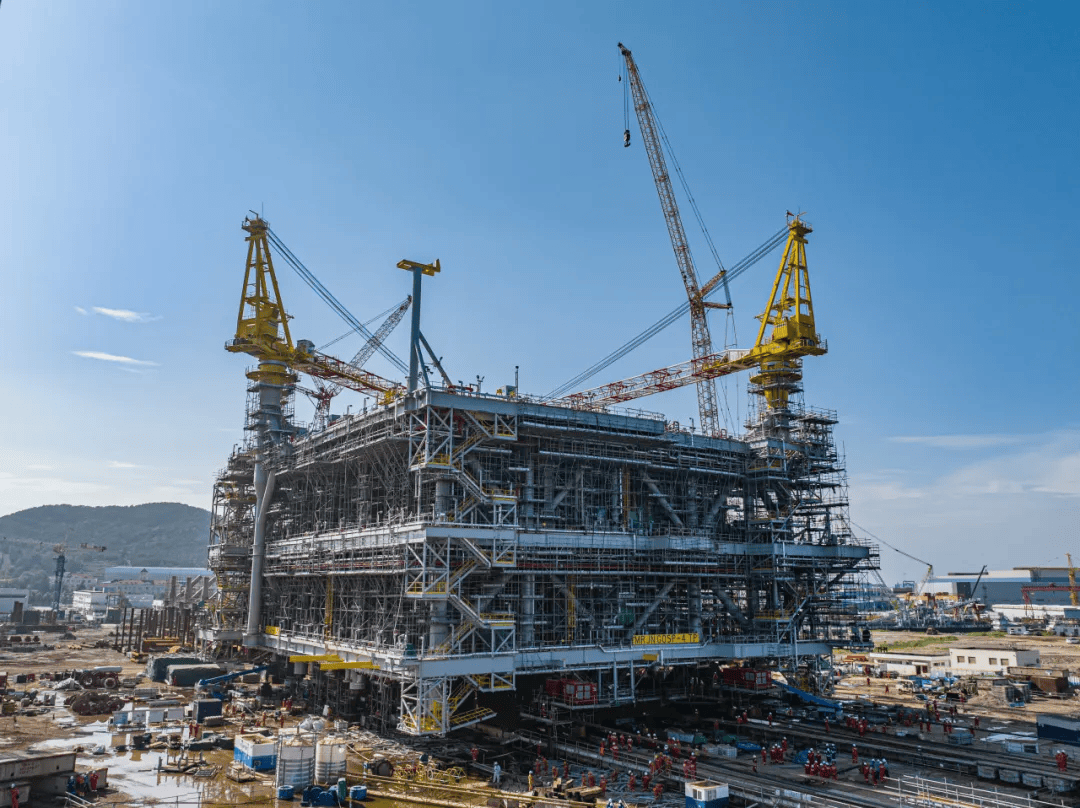 中智伟业资讯 | 我国建造的最大国际海洋油气平台完工交付