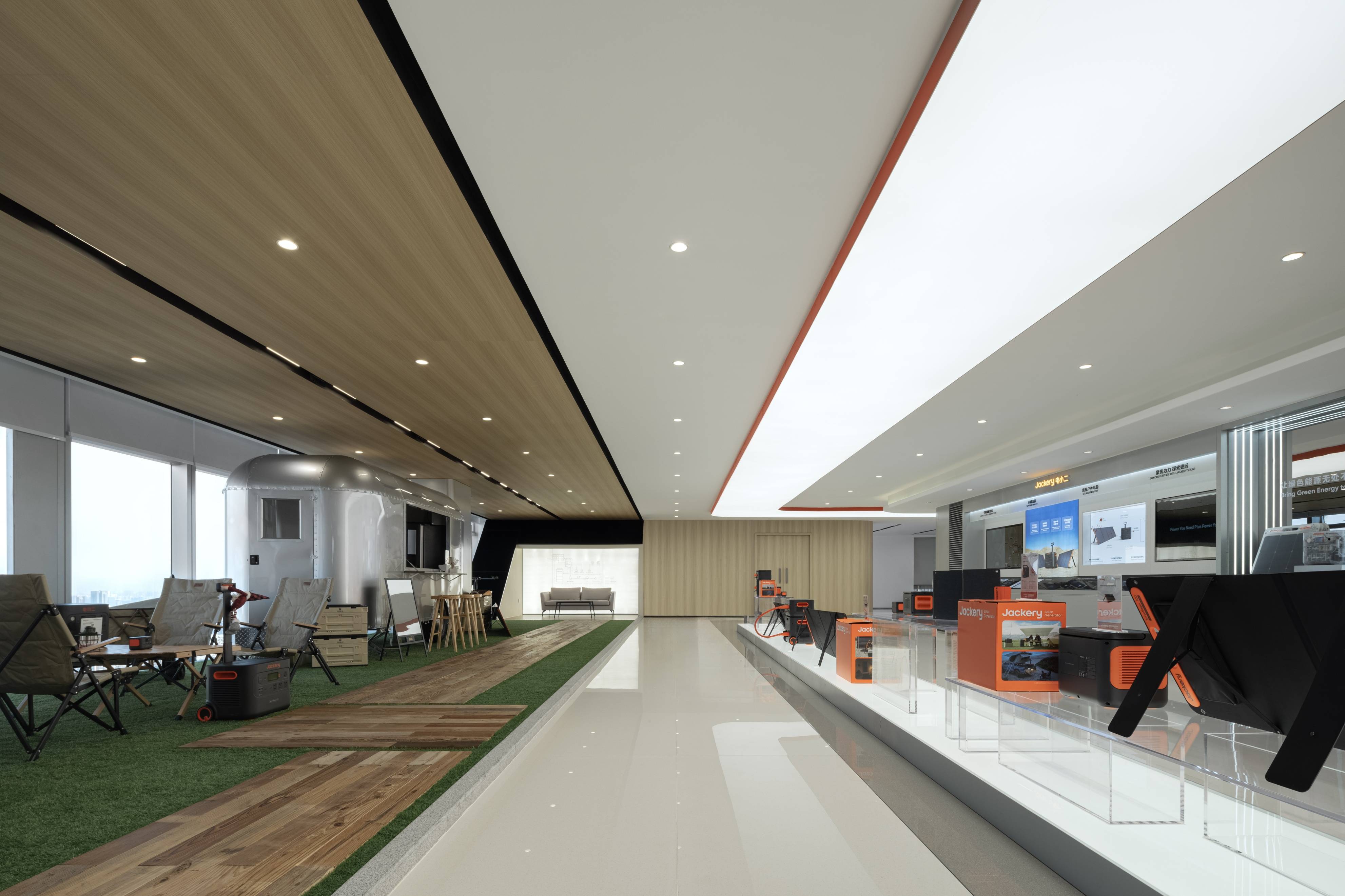 展厅设计丨华宝新能企业展厅展示空间设计| 企业展厅设计丨展厅空间设计