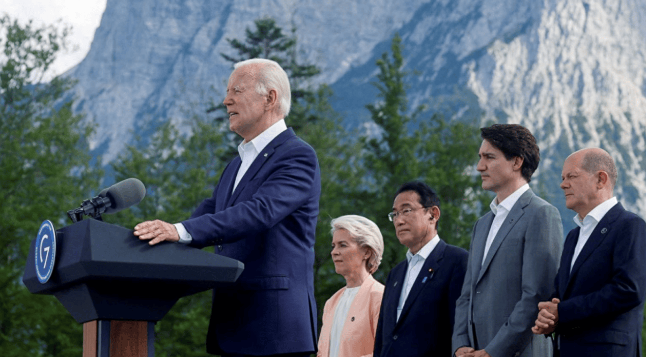 7国发起总攻，誓要让中国付出代价？马克龙：绝不与中国为敌