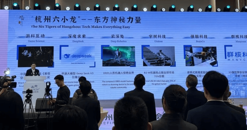 “杭州六小龙”（图源：互联网）deepseek的成功，不仅彰显了中国在ai领域的
