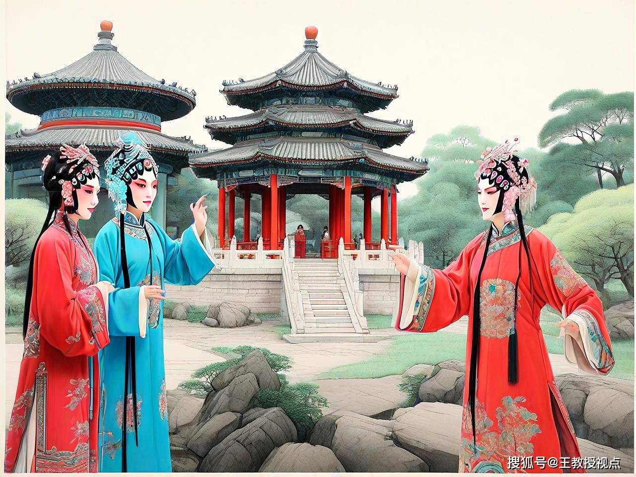 皇家园林戏曲盛环球360APP景多彩人物共绘华章(图5)