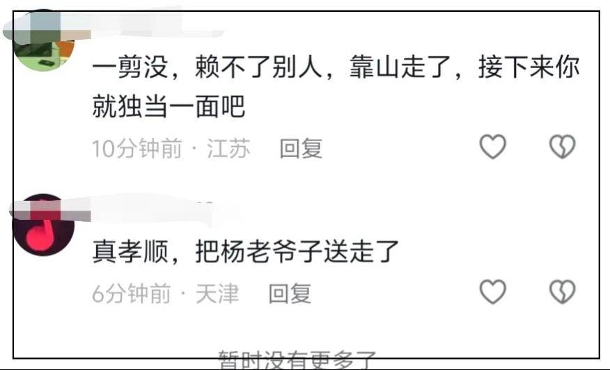 李金斗称杨少华午休时辞世，安详无痛苦，小儿子杨议被批消费老爹