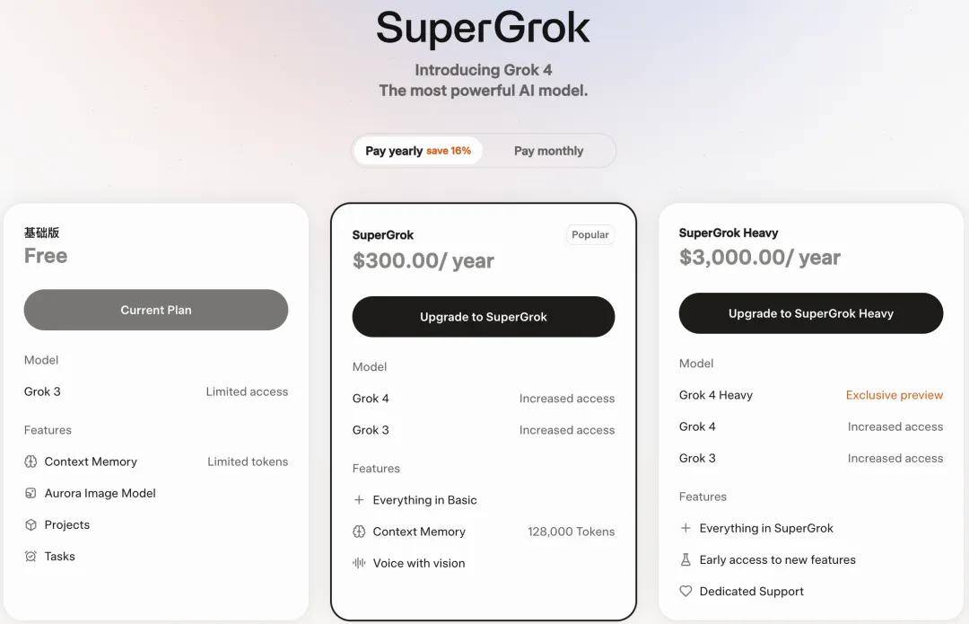 刚刚，马斯克发布Grok 4！全榜第一，年费飚到2万+