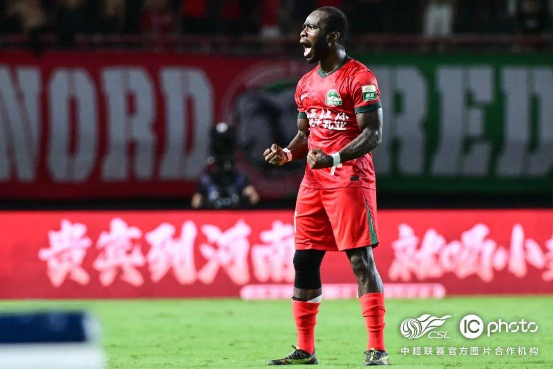 中超官方：阿奇姆彭当选第20轮最佳 梅开二度助球队4-1大胜