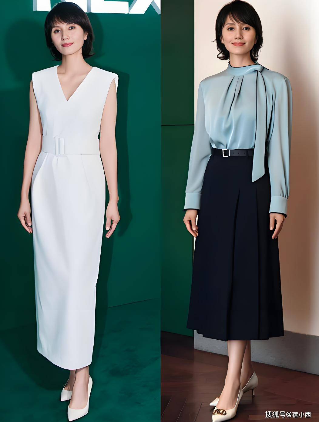 伟德国际看了袁泉的穿搭我悟了：T恤不配小黑裤、运动鞋才更高级洋气