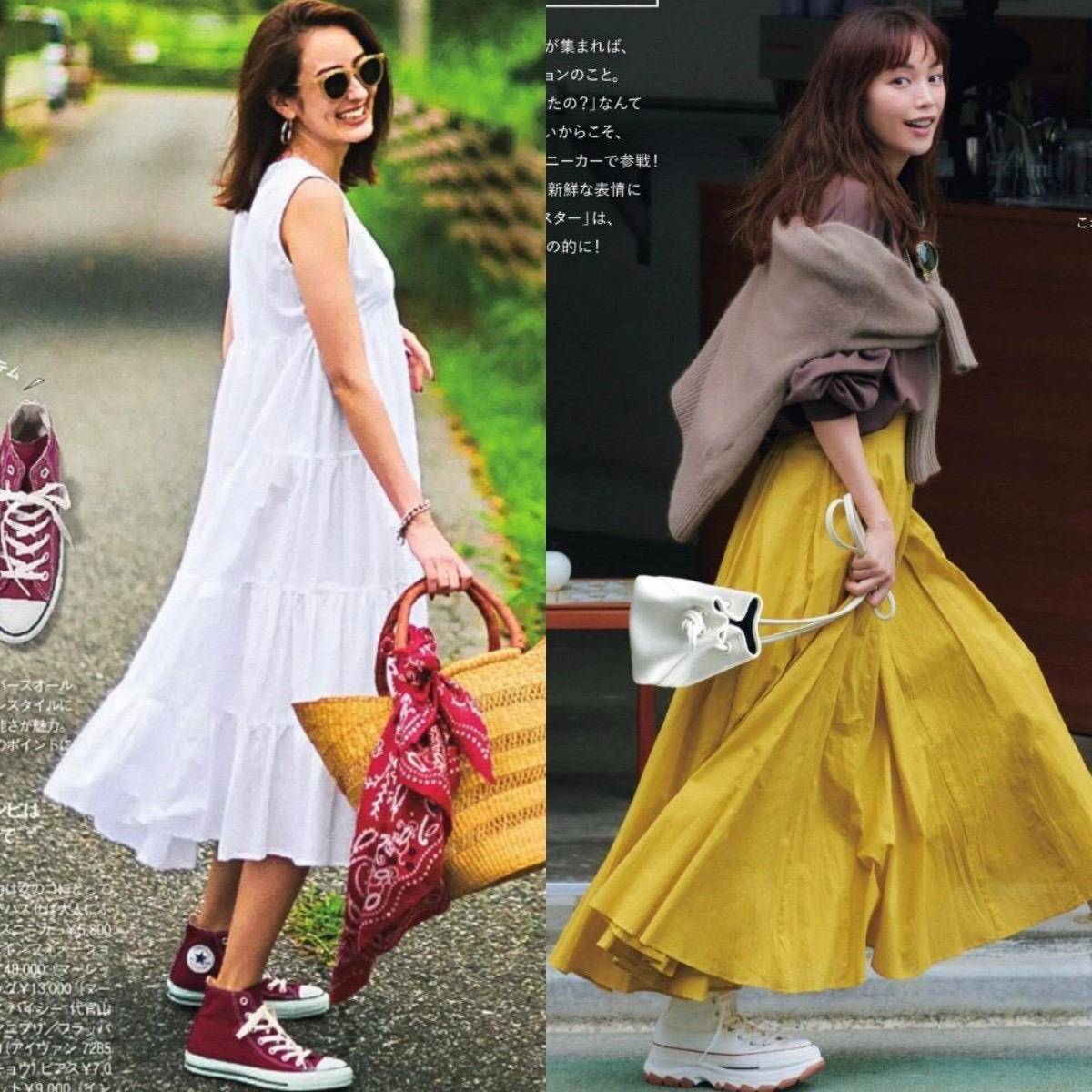 穿“帆布鞋”比小白鞋还时髦！显高又百搭j9九游会入口首页没想到：中年女人这样(图5)