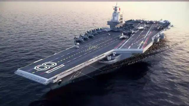 中国“福建”舰最新进度！中国3航母战力或超越2艘美国尼米兹