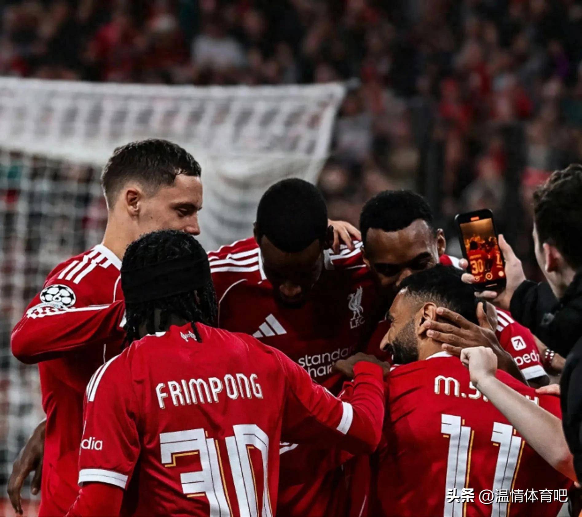 英格兰足球超级联赛2-1！联赛五连胜！利物浦6分领跑英超伊萨克主场首秀目标卫冕