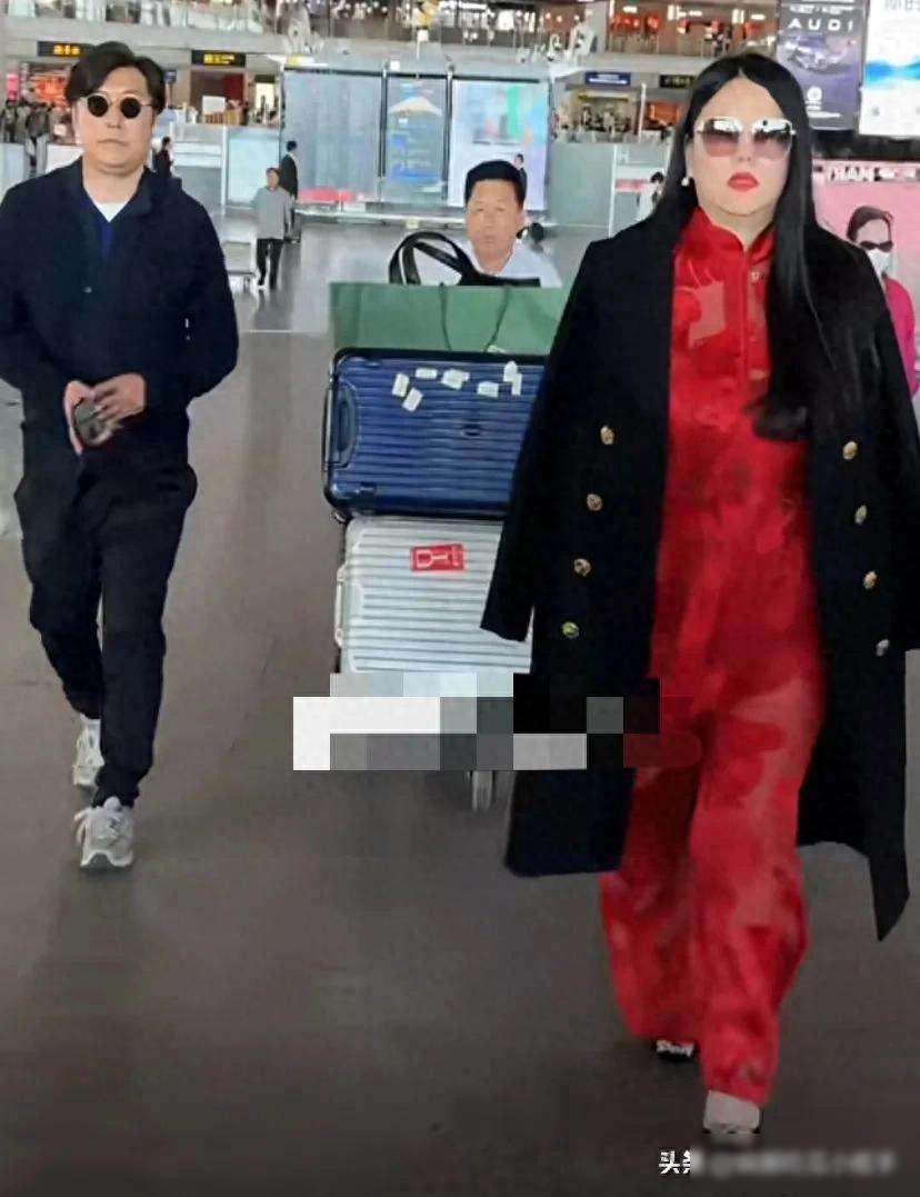 王诗龄频繁现身北京机场，父母动向成谜，神秘行李箱引路人围观