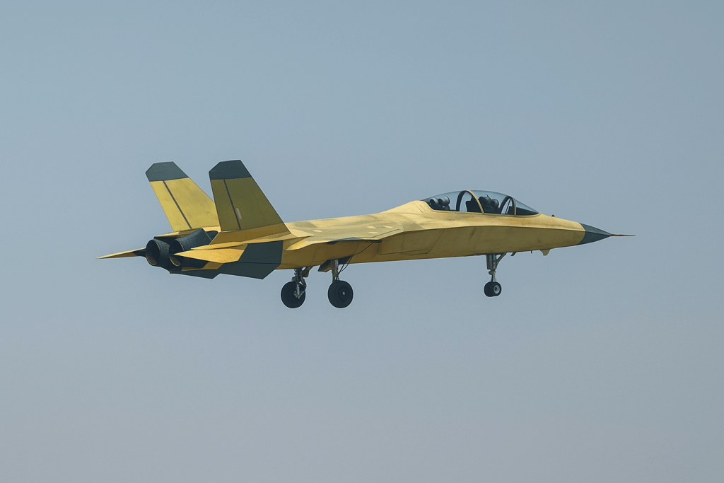 中国又增加一款新战机,居然和美军的大黄蜂很像,难道又是舰载机