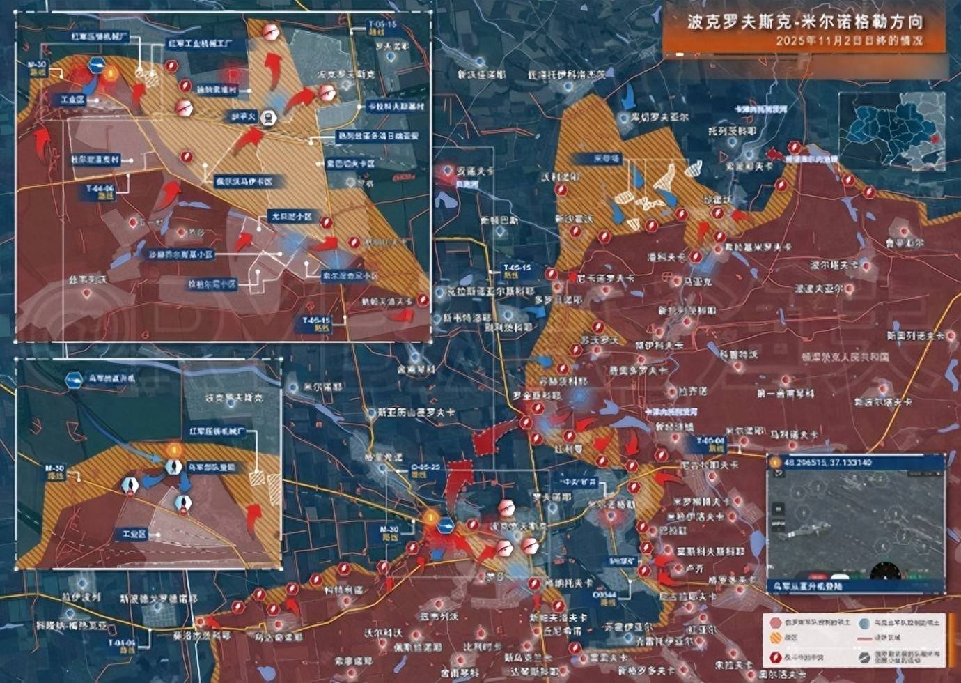 俄军收紧红军城包围圈,乌军绝地反攻三公里生死线,俄国防部称:击退乌军10次突围