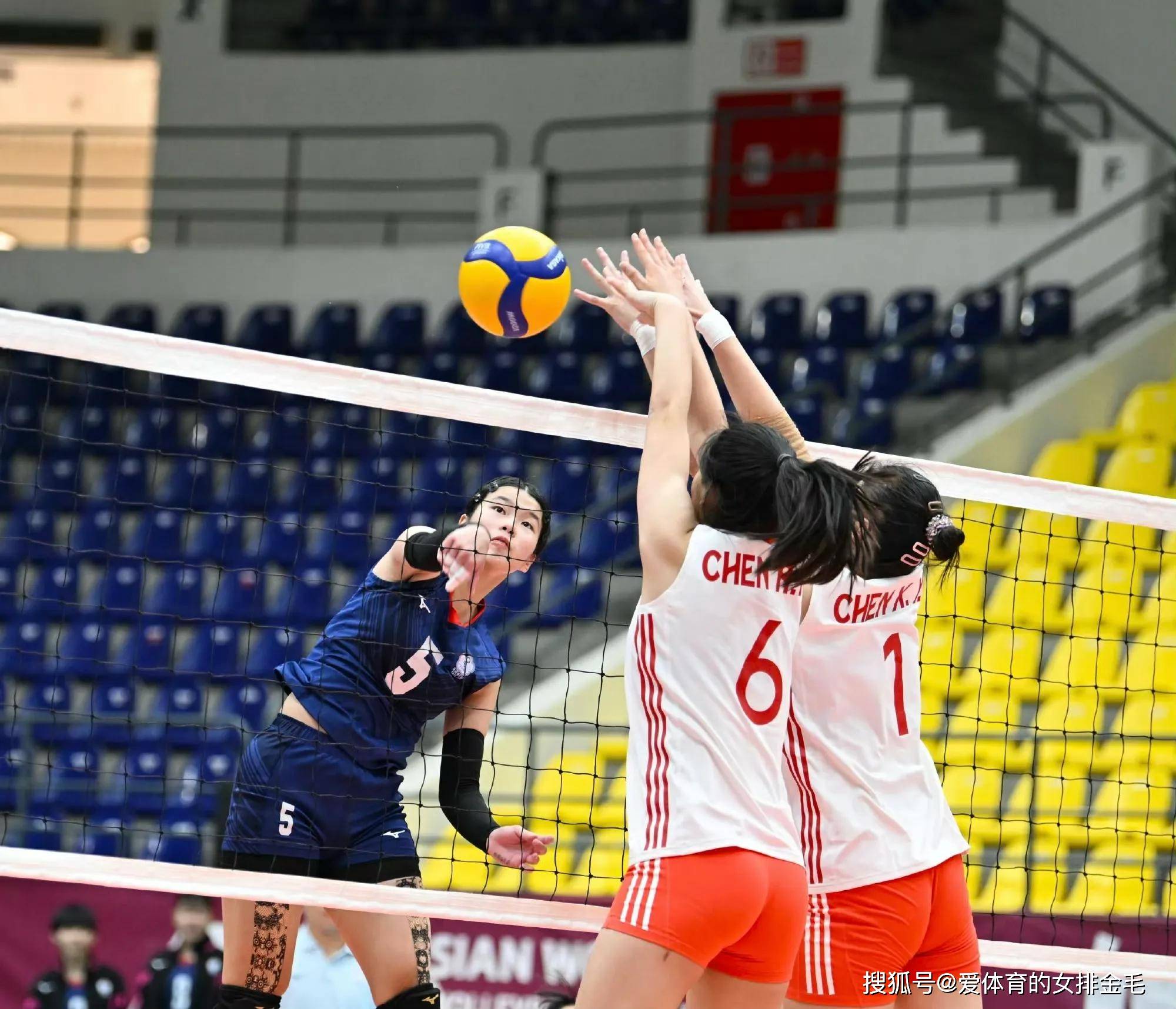 原创             边攻无力，两副攻44分难救主！U16亚锦赛中国女排不敌中国台北