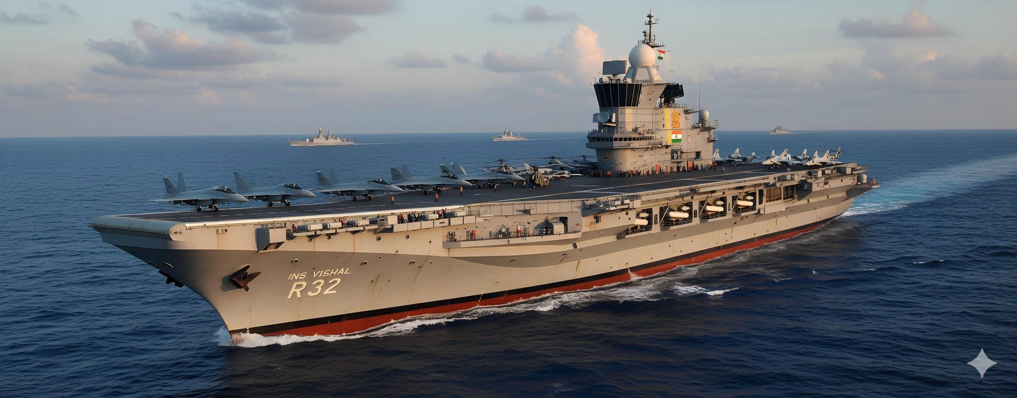 印度太想进步了,砸下上万亿抄福建舰,要抢在中国前面搞出核航母