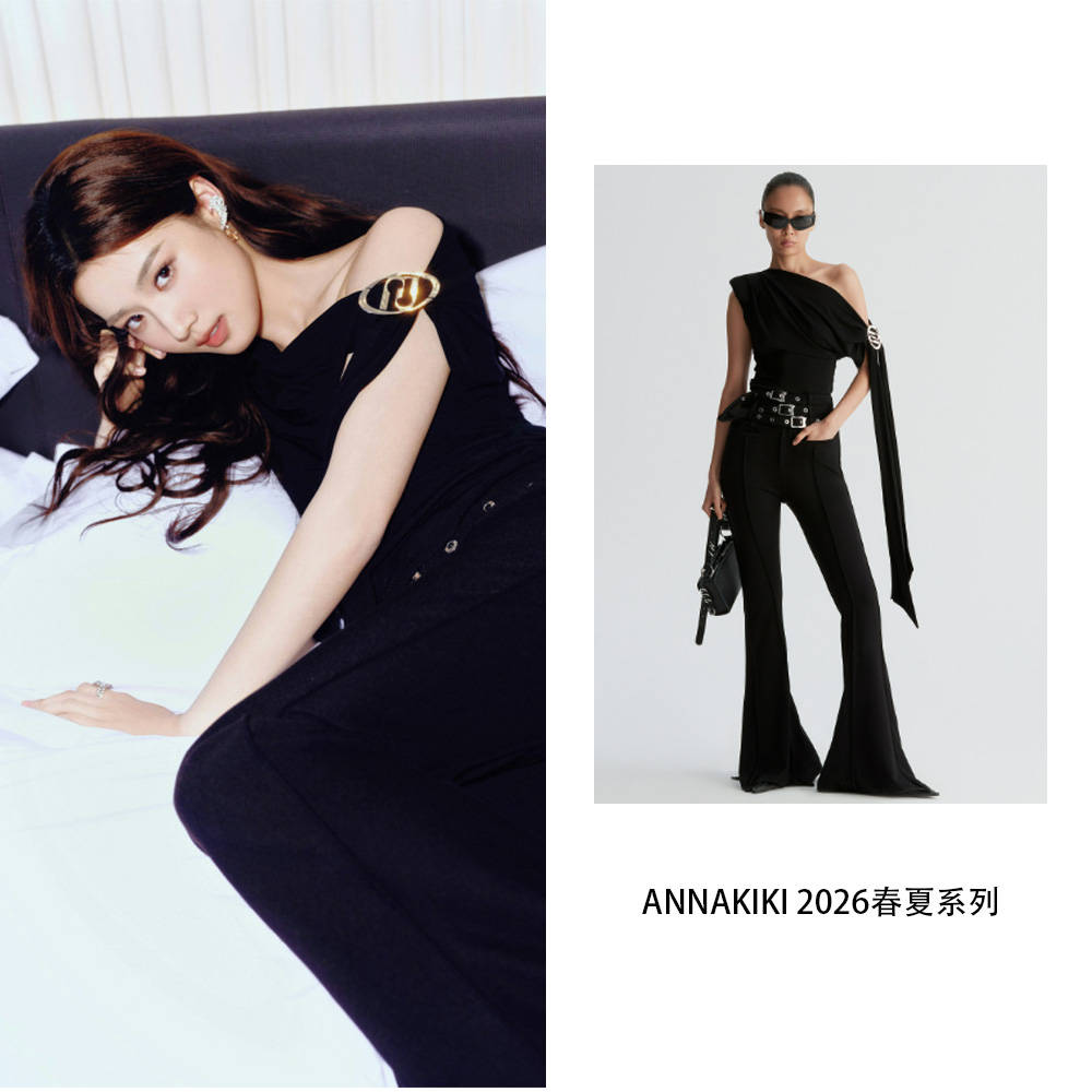 高圆圆低胸修身裙好有冲击力，刘诗诗满裙花瓣自带油画氛围！