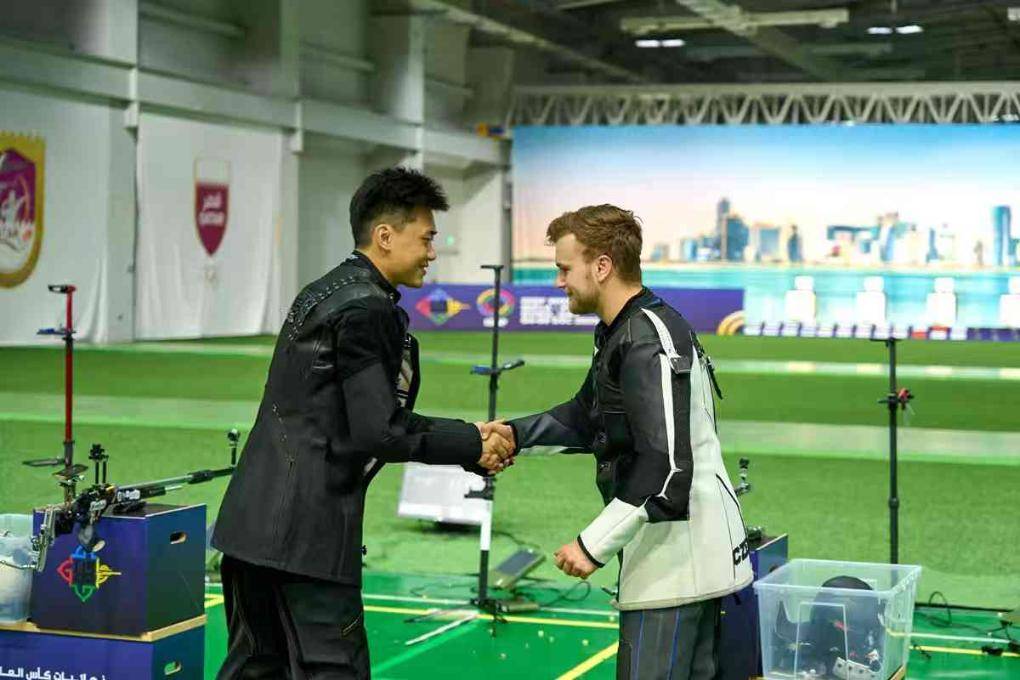 射击世界杯-李越宏卫冕男子手枪速射 姚千寻刘宇坤夺牌