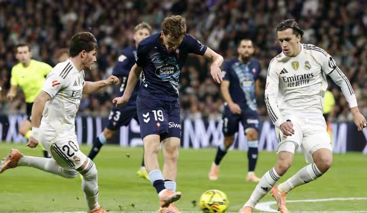 西甲联赛免费高清直播＋实时赛程积分榜＋竞彩预测全覆盖（2025赛季）西甲第15轮皇马主场0-2不敌塞尔塔积分暂列第二