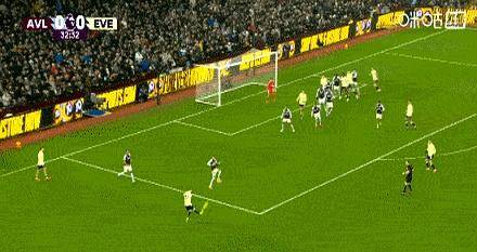 “随着维拉0-1埃弗顿狼队0-0喜鹊英超英