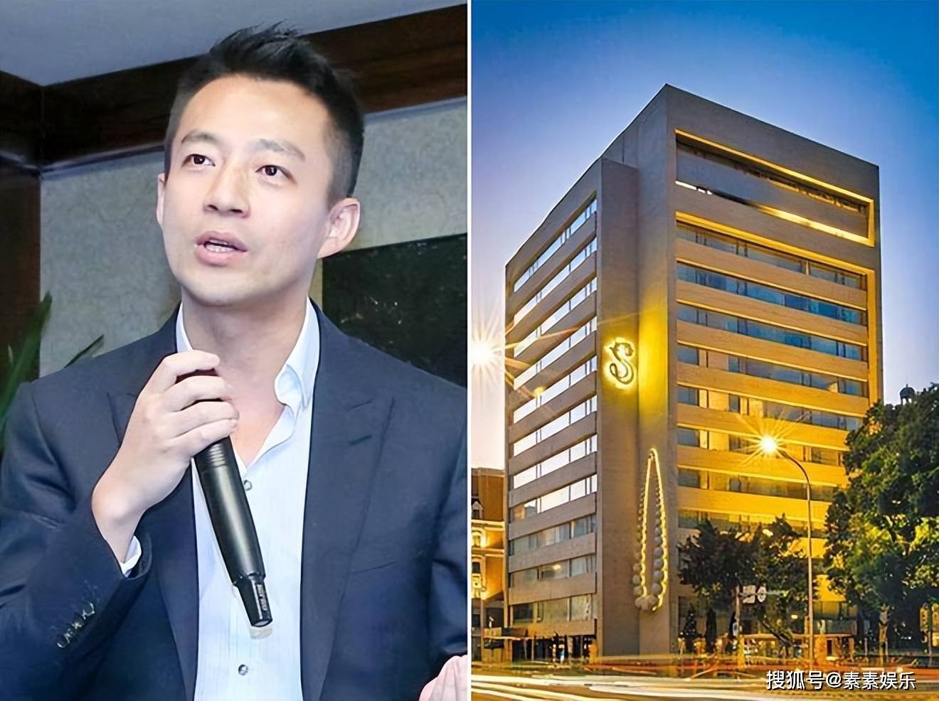 大S离世一周年，S Hotel酒店大门被木板封住，那串珍珠项链还挂着