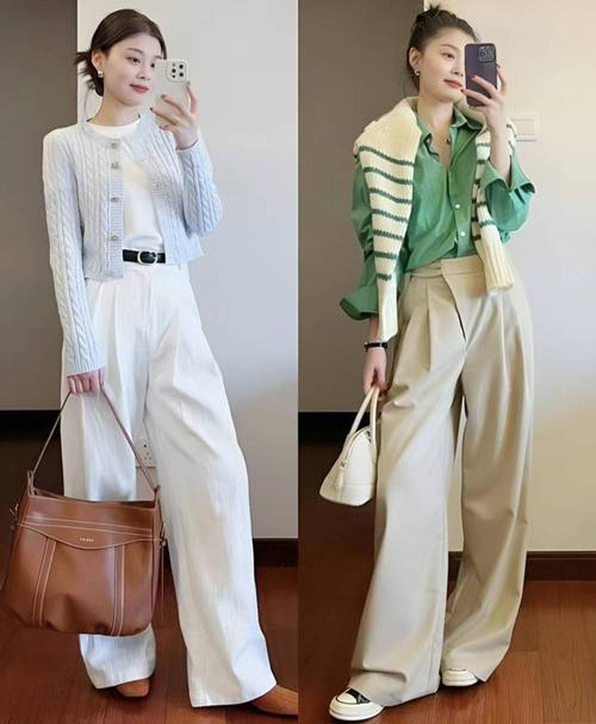 早春短款穿搭拉高比例身形更轻盈