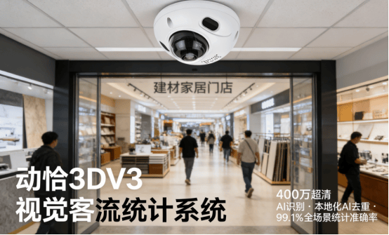 u8.com官网-动恰3DV3丨动恰3DV3客流统计系统：家居连锁数字化运营的核心抓手