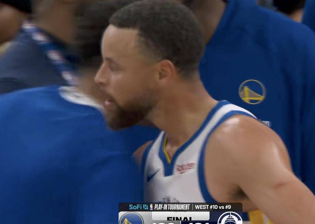 刚刚勇士126-121快船赛后