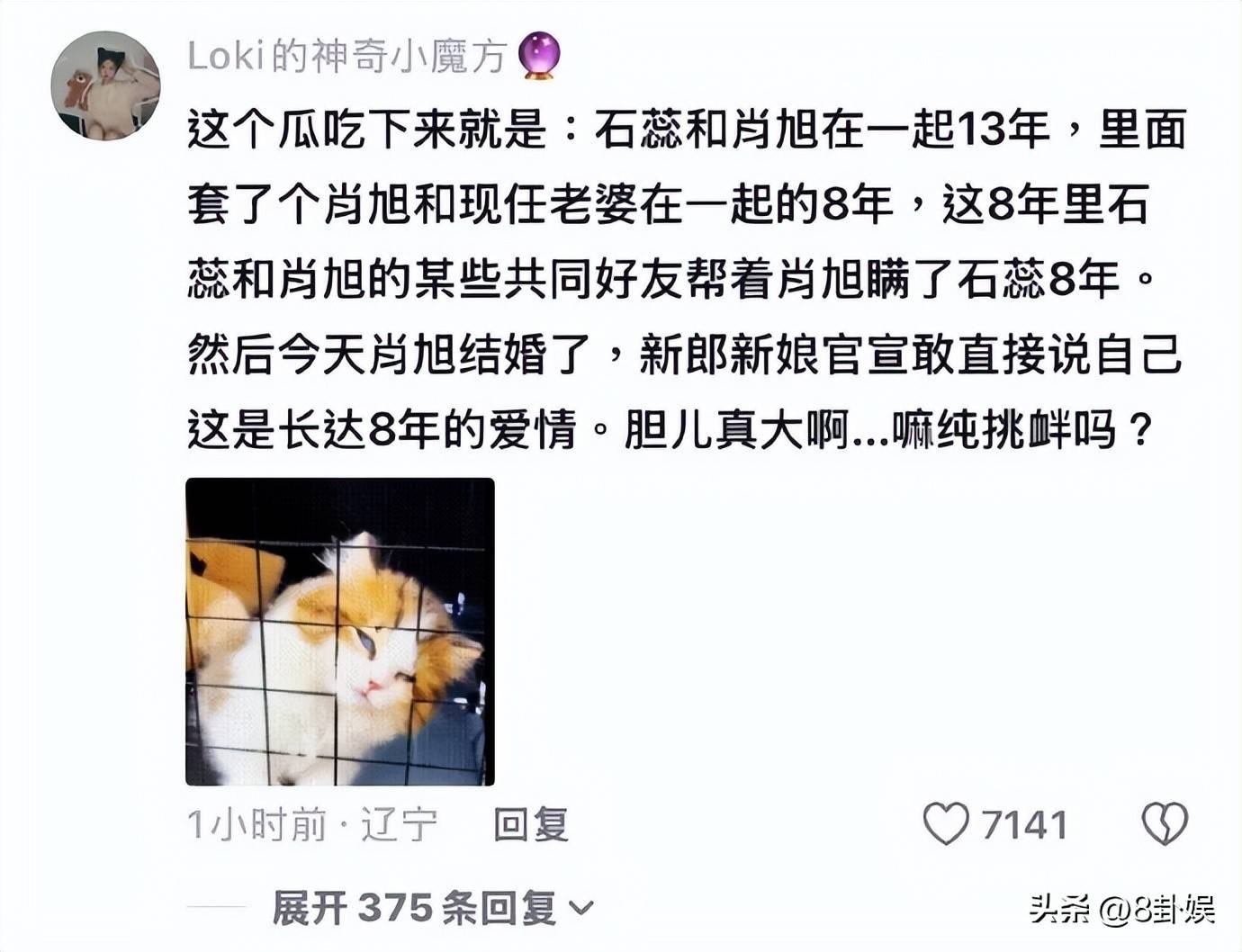 新婚当天被锤！13年恋爱8年劈腿！前女友石蕊哭诉内幕-第19张图片-
