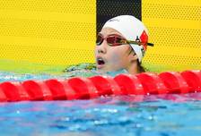 女子200米蝶泳-中国13岁小将于子迪破亚运纪录夺金