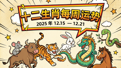 十二生肖一周运势解读 （2025年12月15日—12月21日）