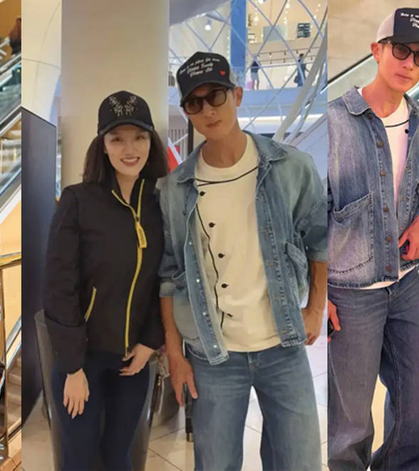 吴尊一家在墨尔本商场被偶遇，暖心和粉丝合照