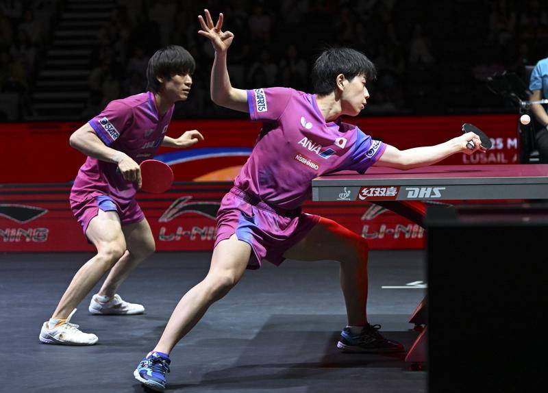 世乒赛：篠塚大登/户上隼辅3-2 日本时隔64年男双再夺冠