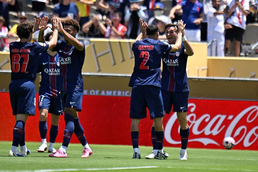 世俱杯-KK2助攻鲁伊斯维蒂尼亚李刚仁破门 巴黎4-0马竞