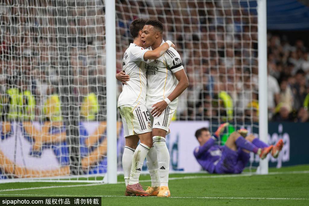 西甲-姆巴佩双响贝林厄姆建功 皇马4-0瓦伦西亚各赛事6连胜