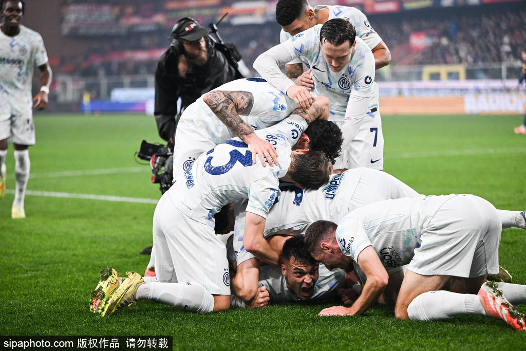 意甲-劳塔罗传射建功比塞克破门 国米2-1热那亚暂登顶