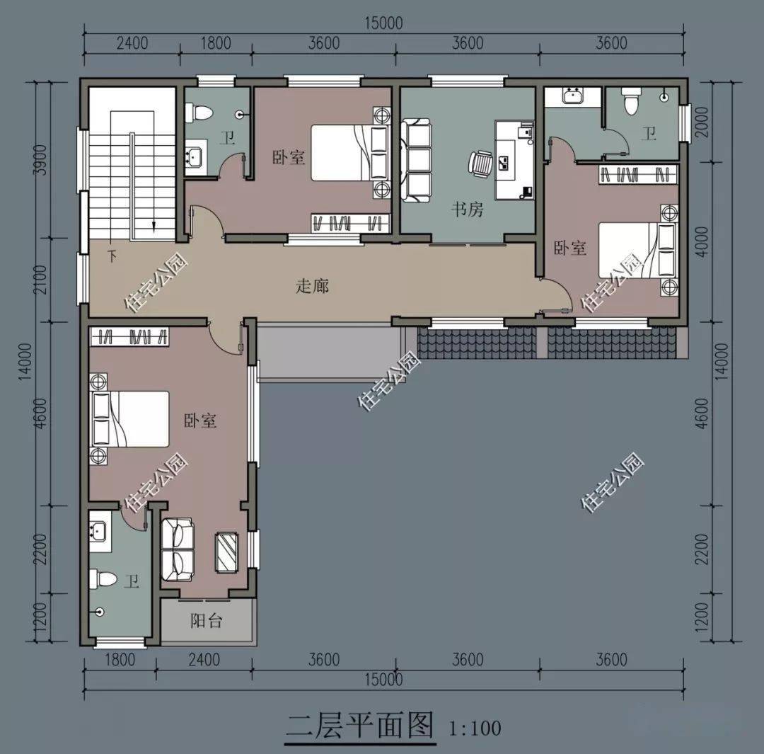 10套中式小院户型，占地不大省钱精致，普通人也能盖得起
