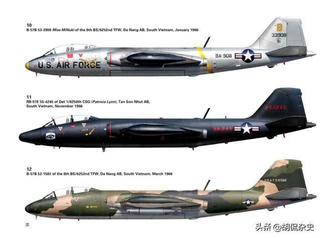 美国上空的多用途B-57“堪培拉”轰炸机