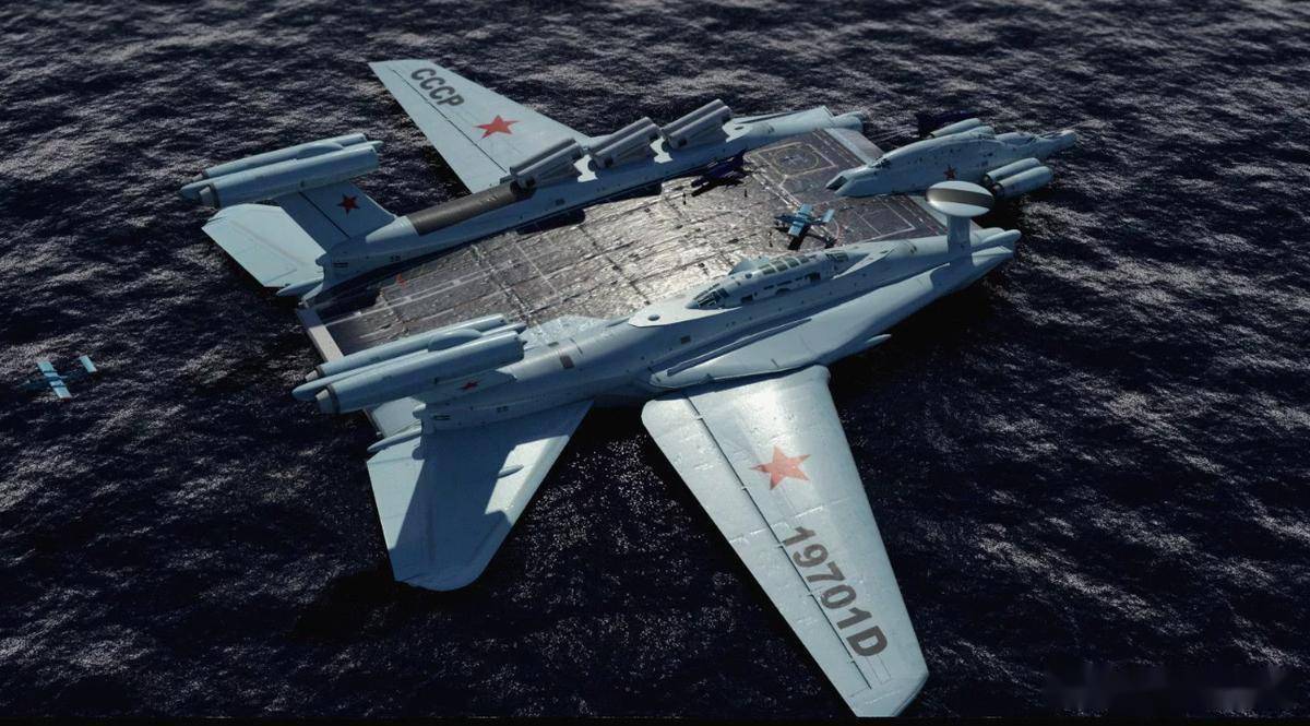 试图打造苏联级翼船航母：А-2000