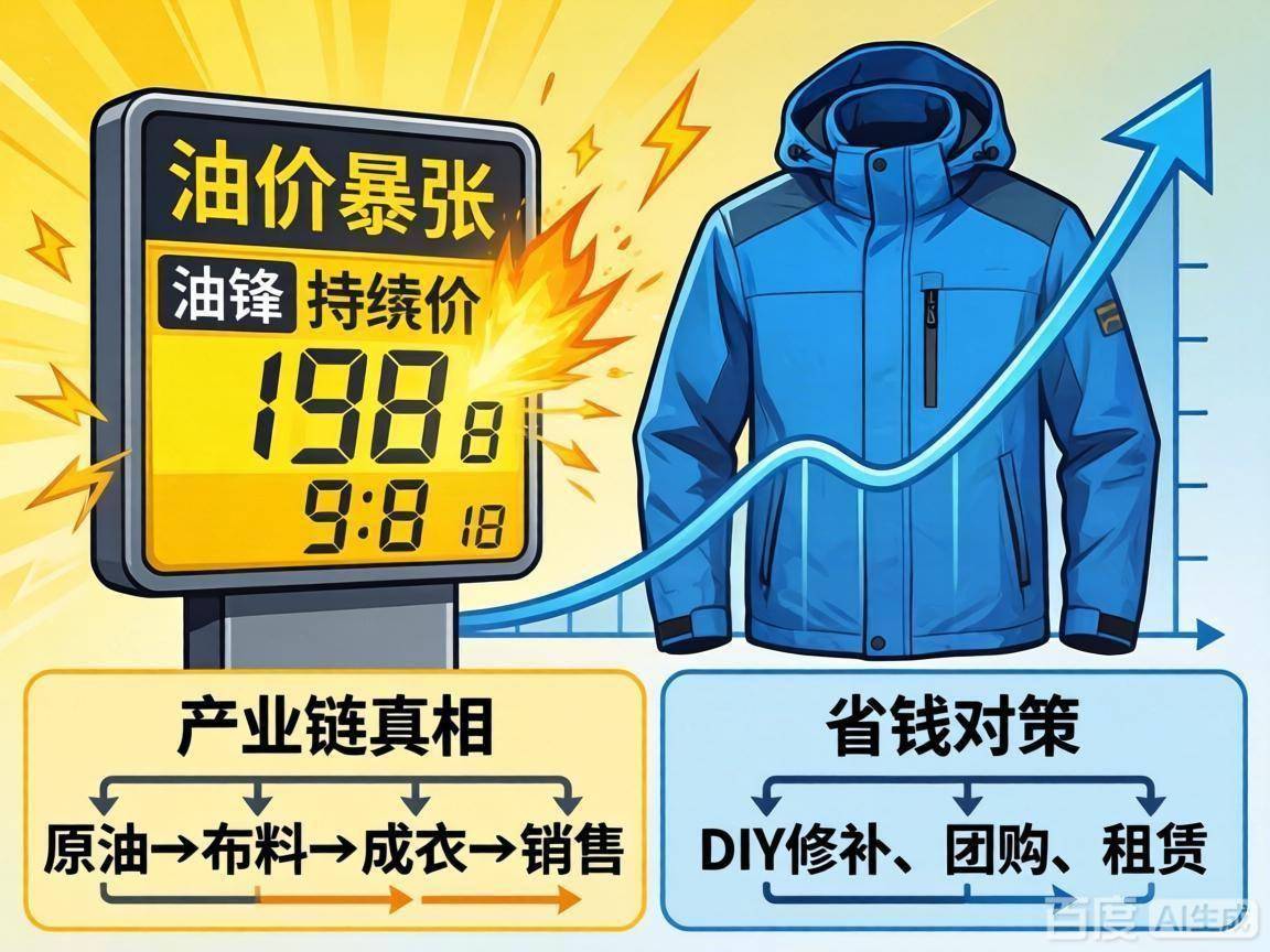 油价暴涨牵出穿衣成本：冲锋衣要涨价？普通人该看懂的产业链真相与省钱对策(图1)