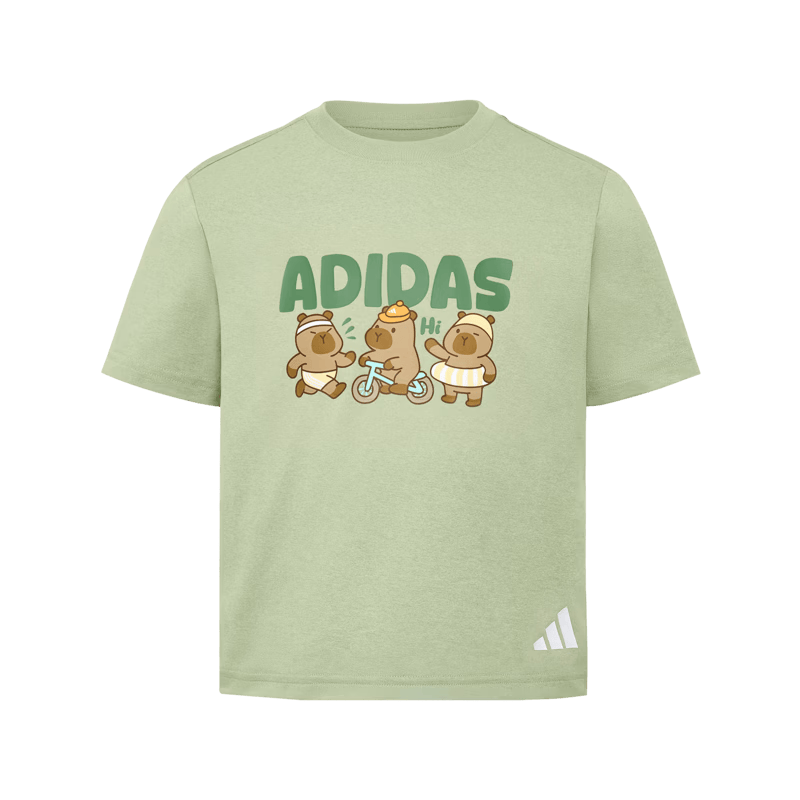 夏日畅玩新选择：adidas凉感短袖T恤让每一个孩子都能尽情释放活力(图1)