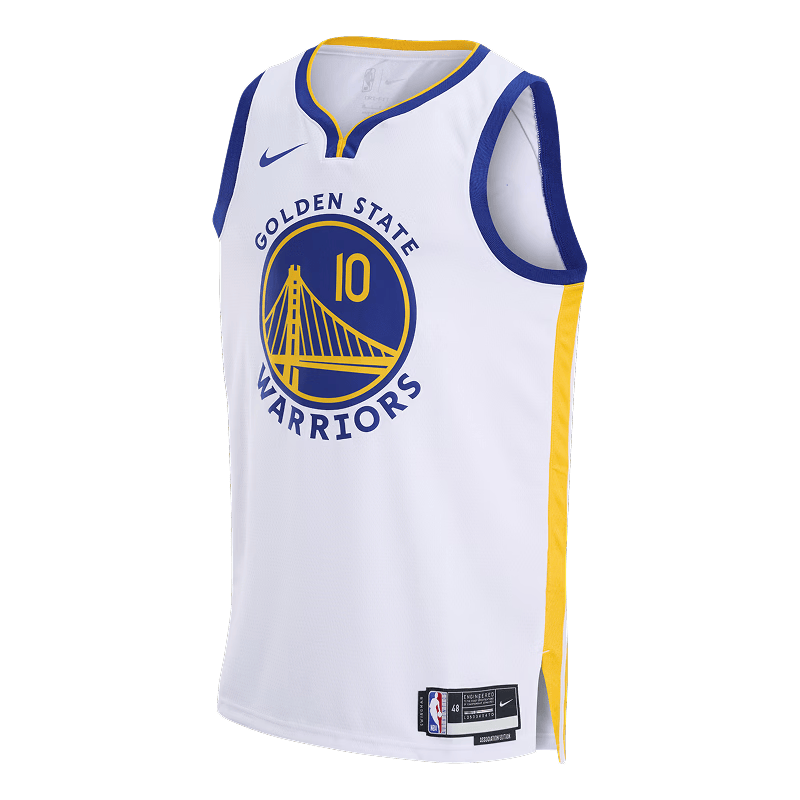 尽情展现你的篮球魅力——耐克(NIKE)官方NBA男子金州勇士吉米巴特勒速干运动篮球服球衣(图1)