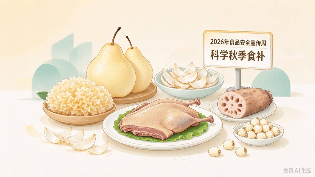 食品安全宣传周｜科学秋季食补，安全润燥养身心
