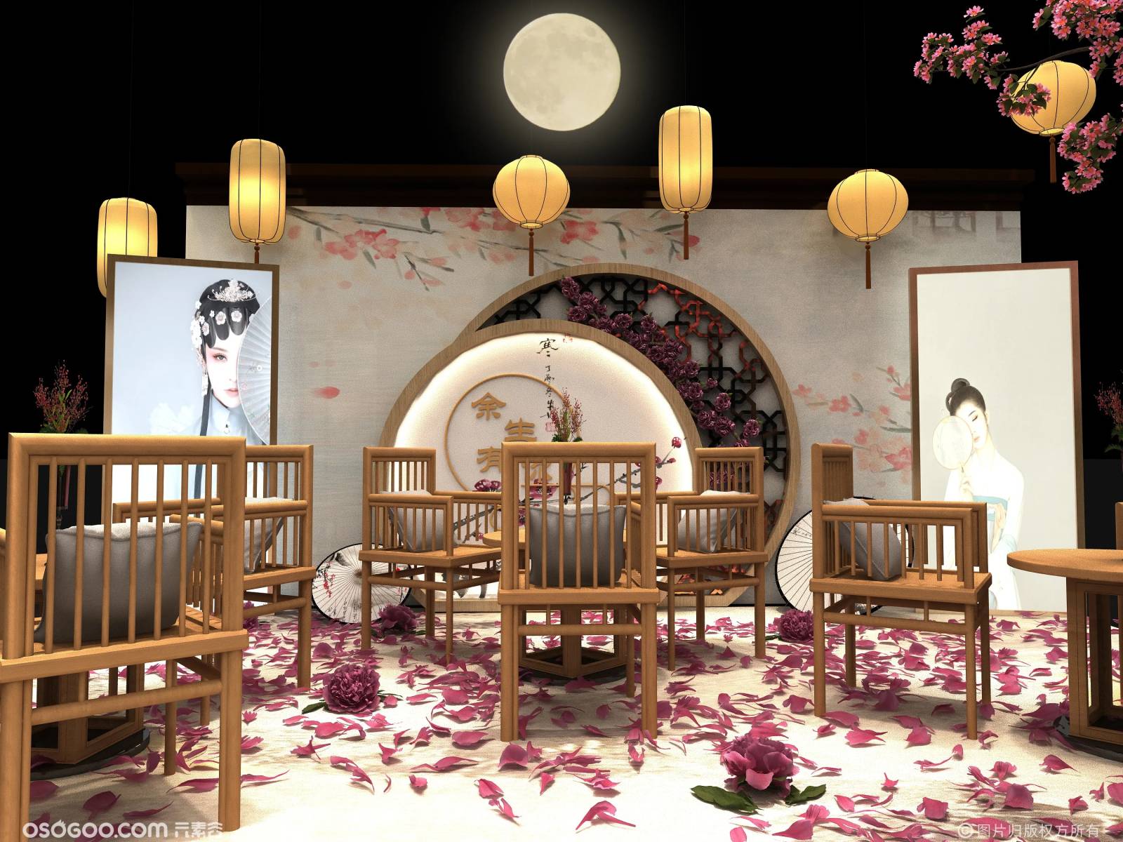 中秋系列中式场景打卡美陈图集