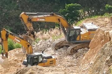 广东河源大规模违法开采高岭土乱象：高达100