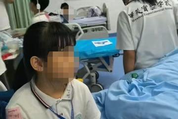 华美实验学校近百名学生被曝食物中毒 被送往当地多所医院治疗