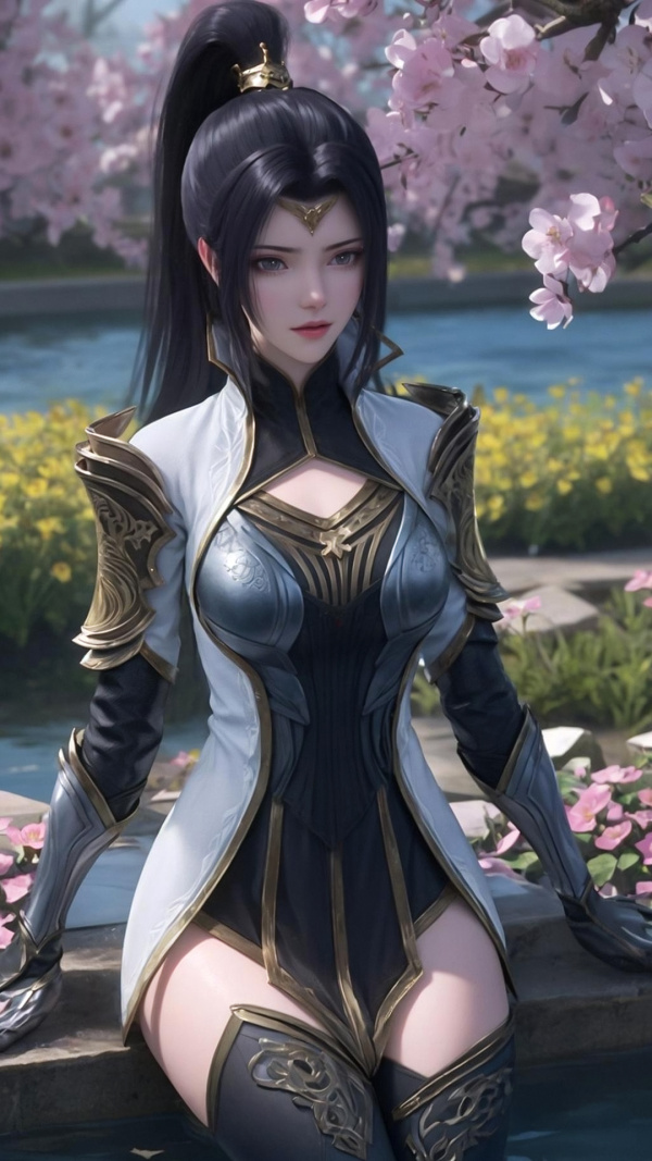 3图国漫女神ai绘图精品|《斗破苍穹》夭夜手机壁纸10图难度如何?