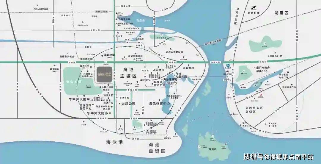 廈門地鐵運營線網圖2040);馬青路與海滄大橋,海滄隧道一脈相連,駕車