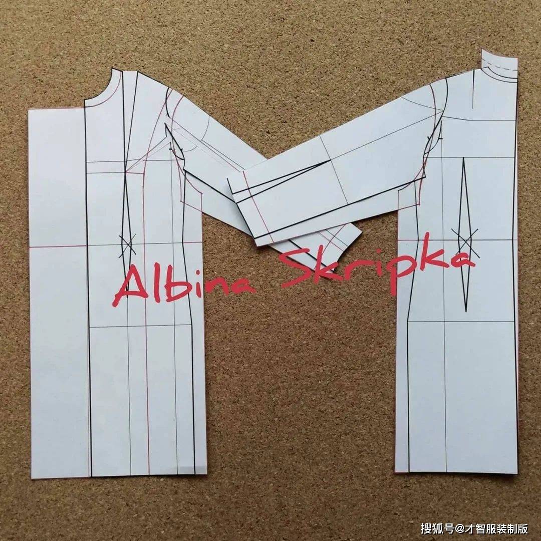国外5款女西服大衣制版纸样图 才智服装_小伙伴_图纸