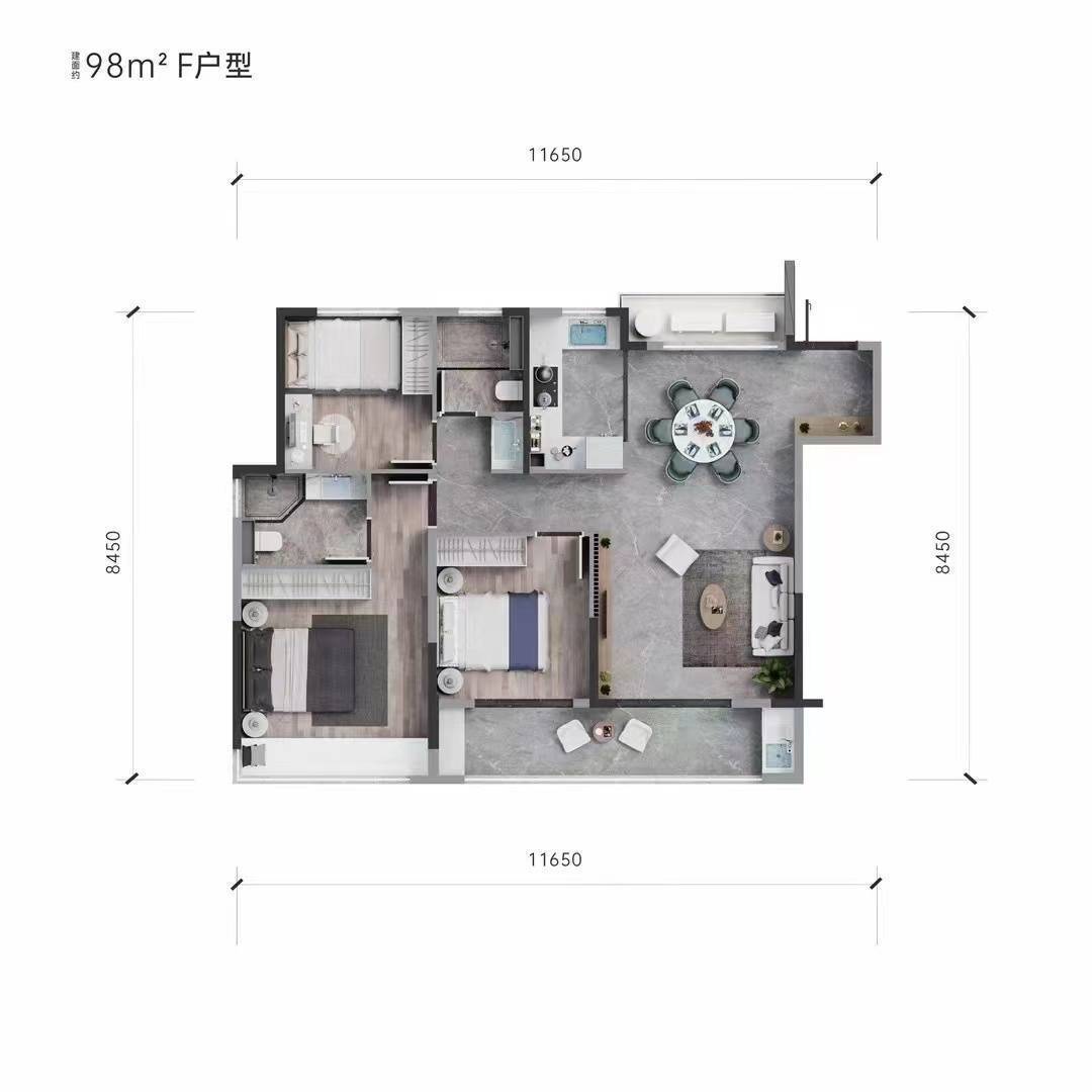 科大广场楼盘户型图图片