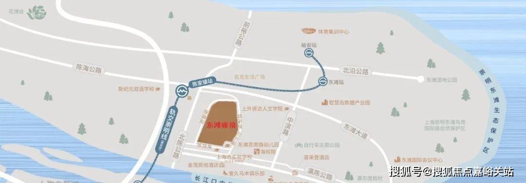 交通方面:項目距離在建的崇明線(規劃2025年開通運營)陳家鎮站600米,5