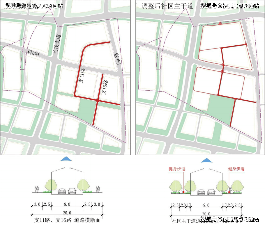 本次規劃調整是在扣除蘭茂大道,科2路,科3路及創6路總計119612.