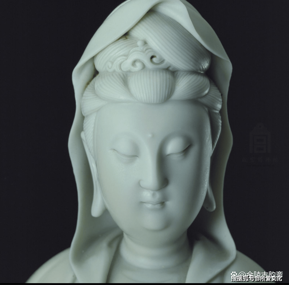 白磁觀音像 何朝宗 置物 上海博物馆